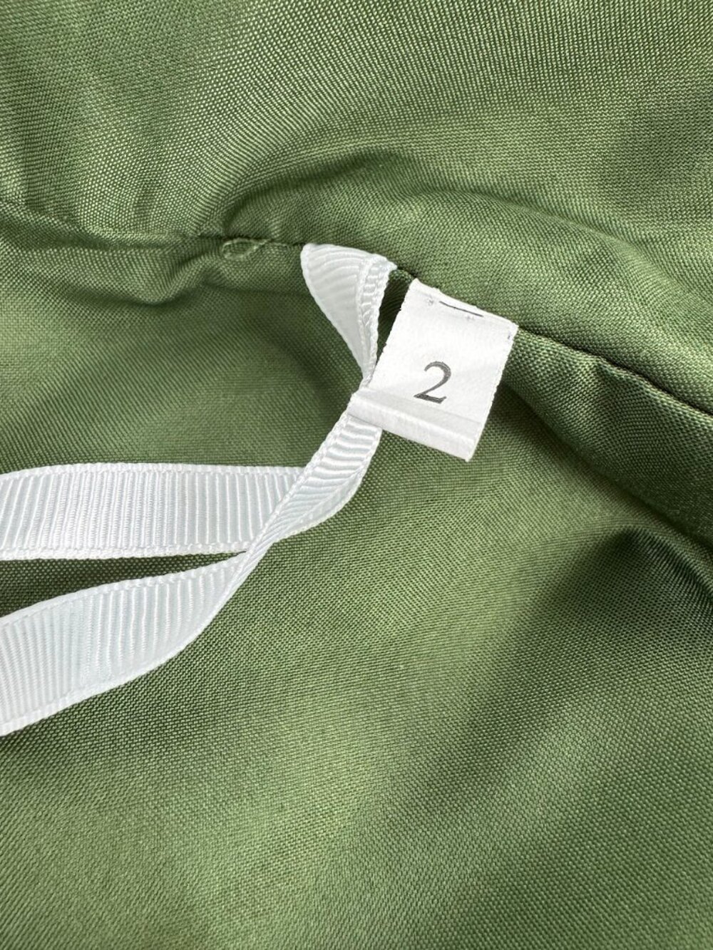 Green A-Line Chiffon Halter Maxi Dress Formal Prom Bridesmaid Size 2 - Picture 12 of 14